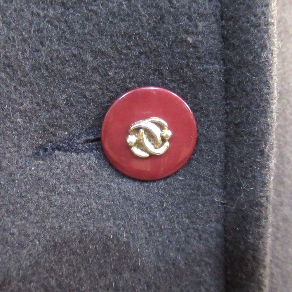 Vintage Jofeld by Forstmann Wool Blend Coat with Matching Scarf | Size 6 - Picture 8 of 16